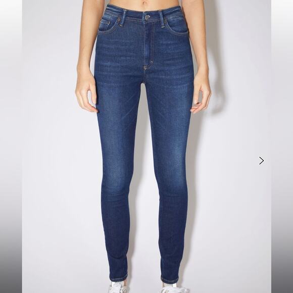 Acne Studio Skinny Ankle Denim Jeans 24/32 - Picture 3 of 9